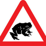 Slow down: Toads Crossing!
