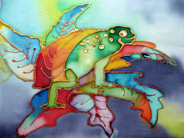 1st place 10-12 yrs 2012 Frogs Are Green Kids' Art Contest - Laura Krišjāne