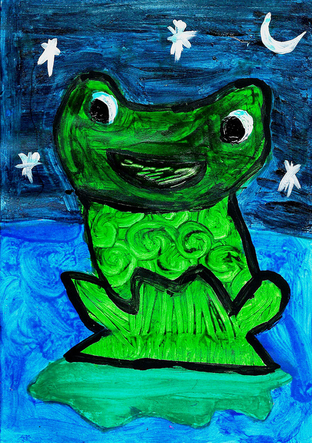 3rd Place 2012 Frogs Are Green Kids' Art Contest - Essa Ahmed Ansari
