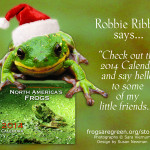 Green Friday 2013 – North America’s Frogs 2014 Calendar