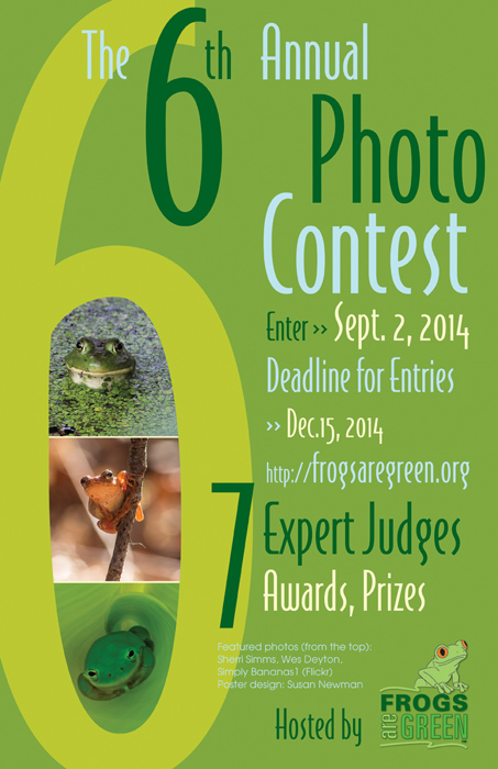 6th Annual Frogs Are Green Photo Contest 2014