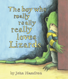 Boy who really really really loves lizards