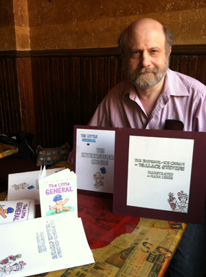Mark Lerer, cartoonist at Petes Mini Zine by Susan Newman