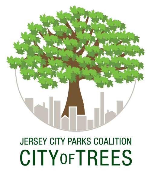 City of Trees - logo design by Susan Newman for Jersey City Parks Coalition