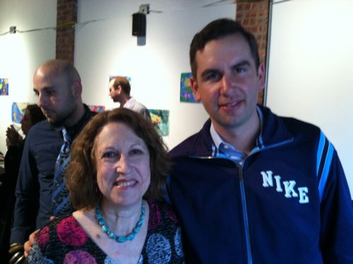 Susan Newman and Mayor Steven Fulop talk about saving frogs!