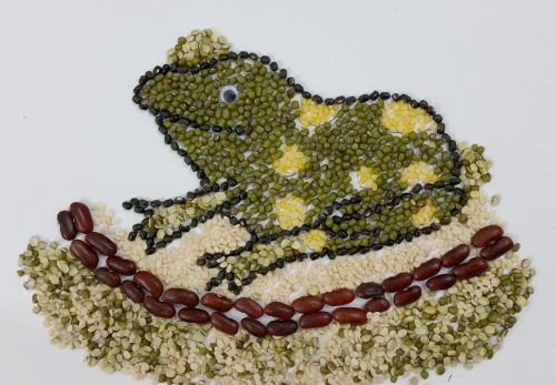 Honorable Mention, Trisha Sayani, Dubai, UAE, Frogs Are Green Kids Art Contest, Best 3D Art