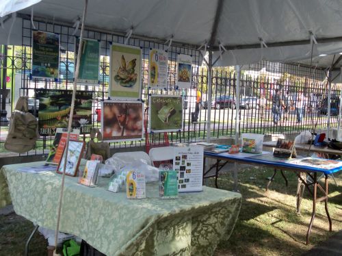 Frogs Are Green tent at Washington Park Live 2015