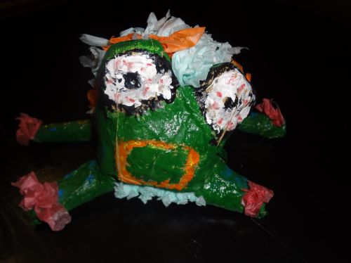 Honorable Mention, Elizabeth Manthey, Plymouth, Wisconsin, USA, Frogs Are Green Kids Art Contest, Best 3D Art