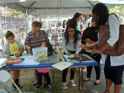 all ages drawing frogs at Washington Park Live