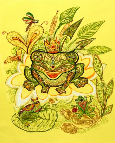 4th Place, Shitikova Yekaterina, 11 years old, Russia, Oryol, A pretty frog