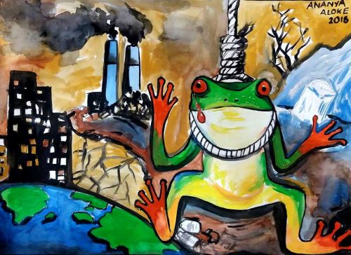 Ananya Aloke, 14 years old, India, Frogs_Are_Green