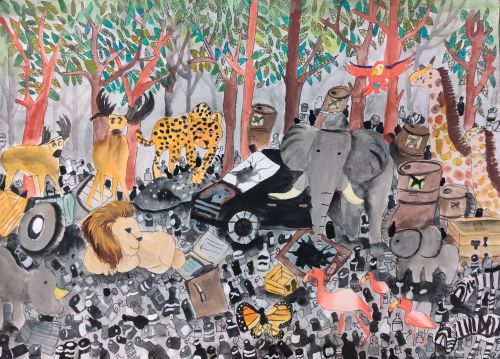 Huang Tzu Wei_8 years old_Taiwan_Garbage forest, 2019