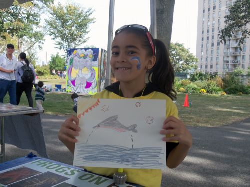 Dolphin drawing to match this girls dolphin face painting