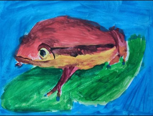 3rd Place - Ipek Aygun, 7 years old, Best art from Turkey 2020