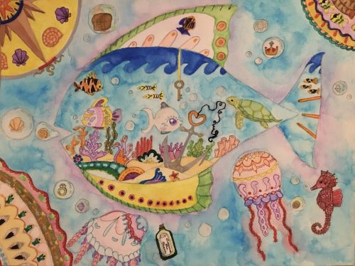 Milani Kenneth, 11 years old, USA, Treasure of the Ocean, Honorable Mention winner 2020