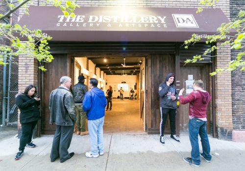 The Distillery Gallery and Artspace in Jersey City. Photo by Danny Chong.