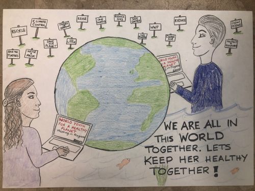 Cora Kerr, 11 years old, NJ, USA, best environmental message 2020