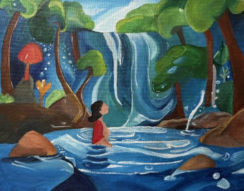 2nd place, Alaina Mohammed, 17 years old, NJ, USA, Water is Life 2023