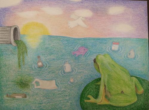 3rd Place best JC art, Amber Danison, 14 yrs old, McNair, Jersey City, NJ, USA 2023