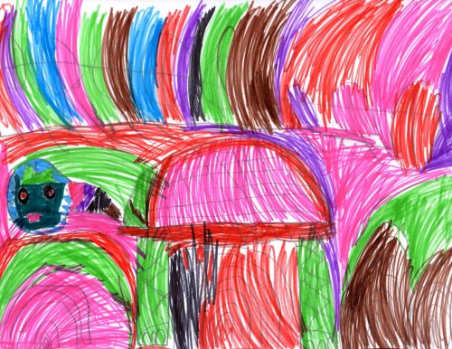 Mickael Silvestre, 6 years old, Wallace Elementary, Hoboken, NJ, USA 2017