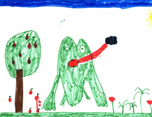 Penelope Sprague, 6 years old, Wallace Elementary, Hoboken, NJ, USA 2017