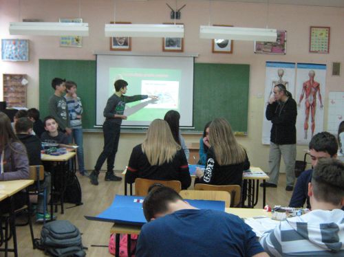 Serbia students learn about frogs and create art for Frogs Are Green Contests 2017