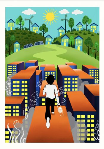 3rd Place - Tanvi Gadre, 16 yrs old, Mumbai, best art from India 2020