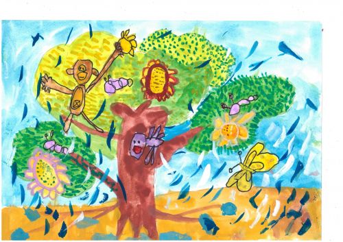 Honorable Mention, Ceng, You-Yum, 5 years old, Taiwan, 2023