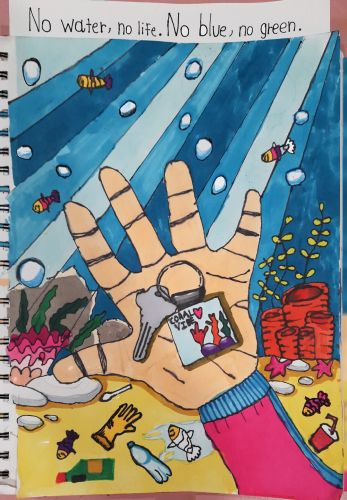 Honorable Mention: Ahana Chatterjee, 6 years old, Jersey City, NJ, USA, 2024