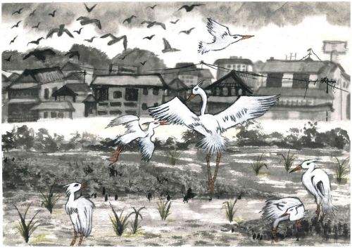 Honorable Mention Best BW art, Huang.Hsiang-Ching, 15 yrs old, Taiwan 2023
