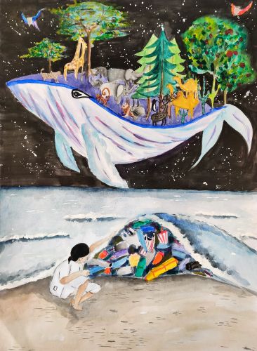 Hou Wen Shin, 14 years old, Taiwan,China, Honorable Mention winner 2020