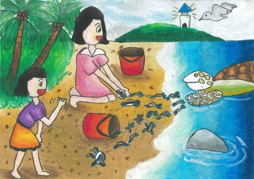 Honorable Mention, Laksameechatra Teeraprasertsith, 6 years old, Thailand, 2023