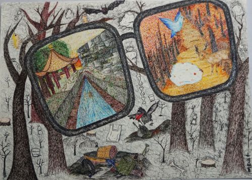 Mingzhen Li, 15 years old, China, Awakening, best art from China 2020