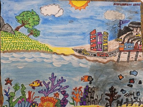 2nd Place Ayushman Sahu, 6 years old, Jersey City, NJ, USA 2024