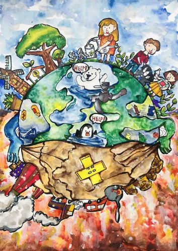 3rd Place Winner Fong Yuk Chit, 8 years old, Hong Kong