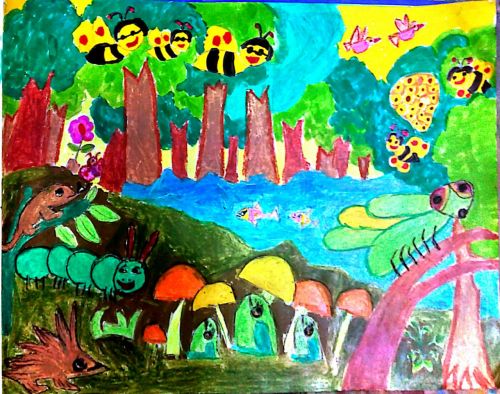 3rd-place, Trapa Choudhury, 5 yrs old, India