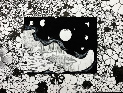 Honorable Mention Best BW art, Cindy Ren, 16 yrs old, Vancouver, Canada 2023