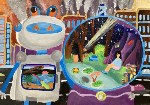 Fong Po Pui, 12 yrs, Hong Kong, best art from China 2020