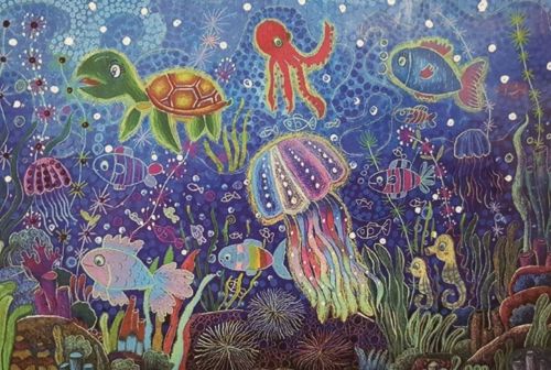 Honorable Mention: Maneeman Sae-Tae, 7 years old, Thailand, 2024