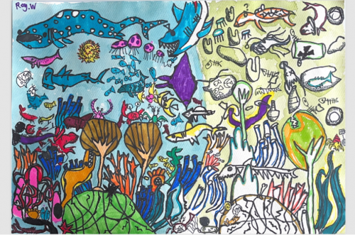 Honorable Mention: Roy Wu, 9 years old, UK, 2024