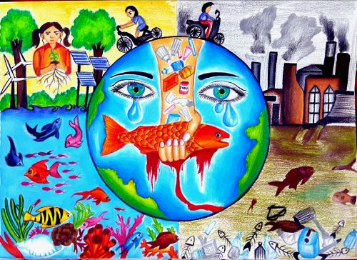 Parthi Jain, 12 years old, Bahrain, Honorable Mention winner 2020