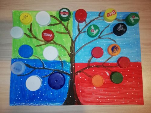 Pavel Pavlov, 12 years old, Bulgaria, art from recycled materials