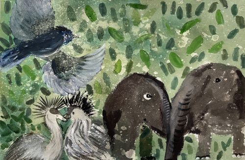 Tong Xihan, 6, China, One family, 2021