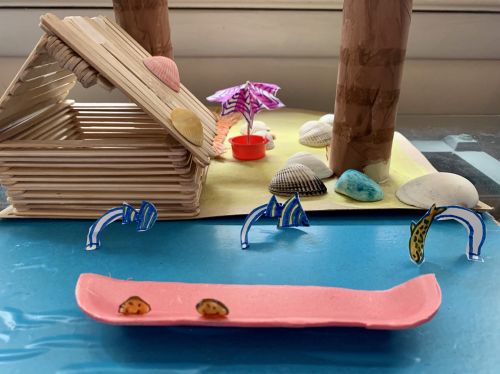 A A K from Hoboken - Earth Day 2020 3D artwork made from recycled materials - view 3