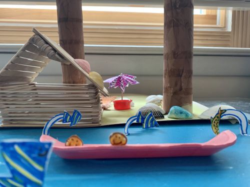 A A K from Hoboken - Earth Day 2020 3D artwork made from recycled materials