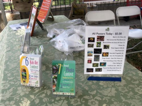 Frogs Are Green advertises the 2015 kids art contest and photo contest