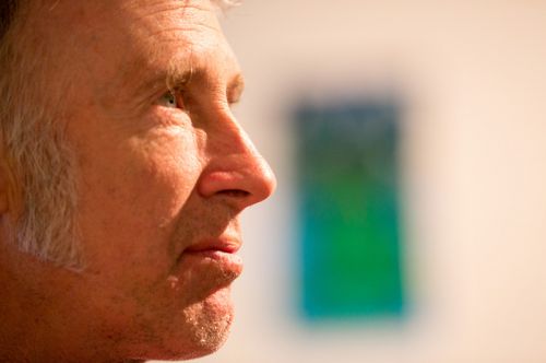 Dave Case of The Gully Hubbards at Frogs Are Green's Green Dream - Save the Frogs Day event at The Distillery Gallery in Jersey City. Photo by Danny Chong.