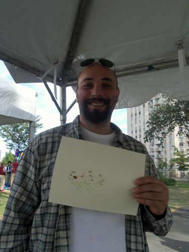 Man creates frog art at WPLIVE