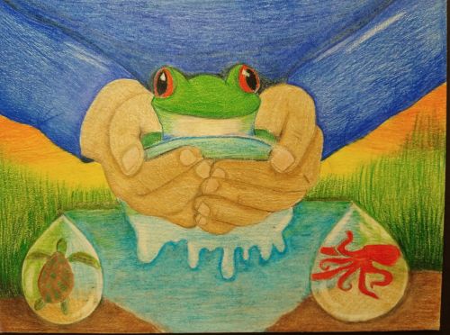 1st Place Best JC art, Kailey Louis Angeles, 15 yrs old, McNair, Jersey City, USA