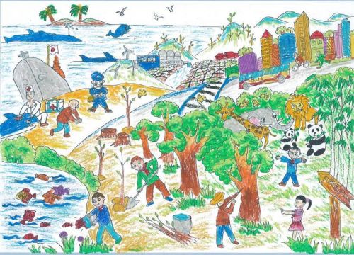 2nd Place winner, Penpisuth Sabsombat, 6 years old, Thailand, 2023